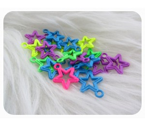 Anhänger Stern neon - Wähle deine Farbe